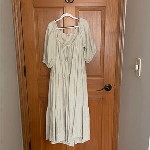 Neutral Ground Cream Dress